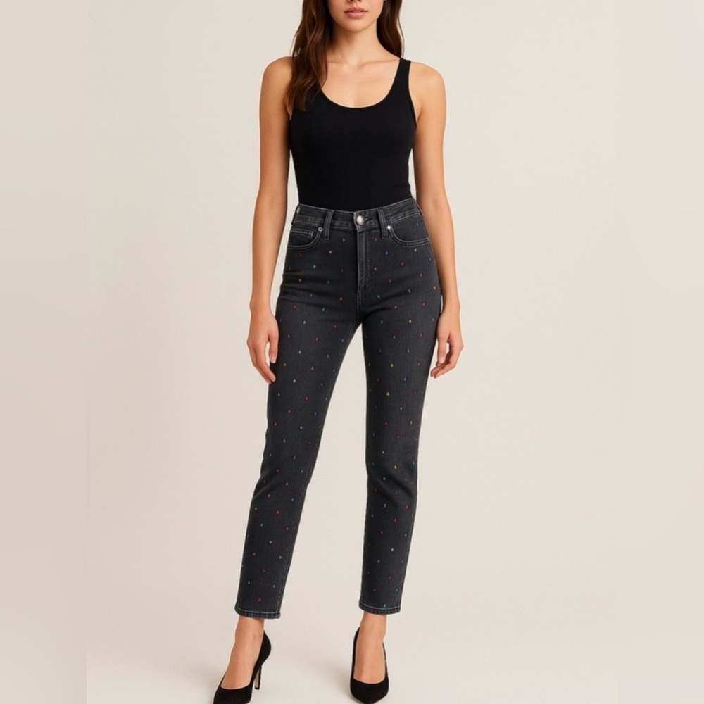 Alice + Olivia - "Good" High-Rise Skinny Jean